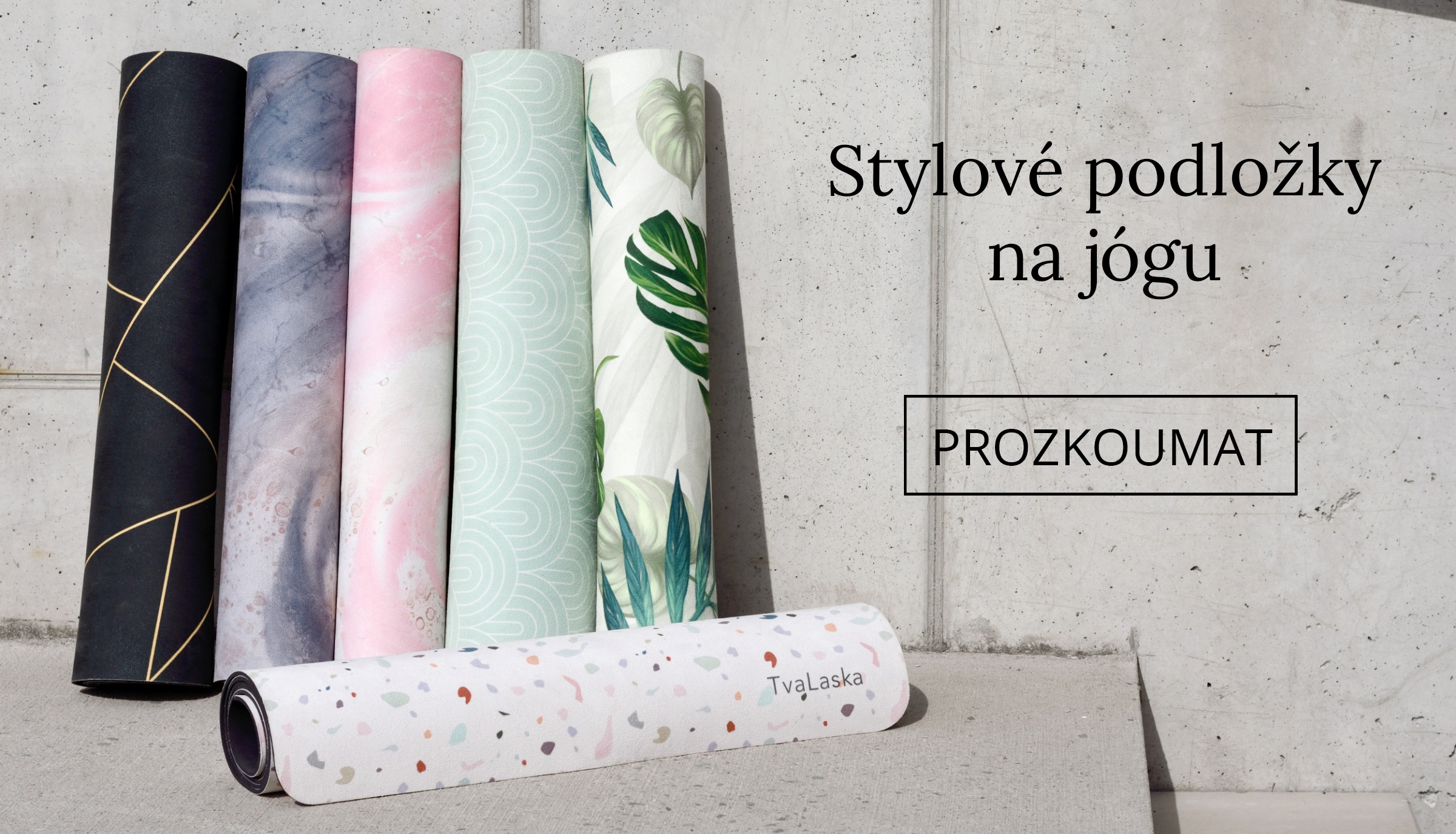 stylove podložky na jógu TvaLaska